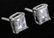 Platinum Diamond Stud Earrings - 3