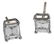 Platinum Diamond Stud Earrings - 4
