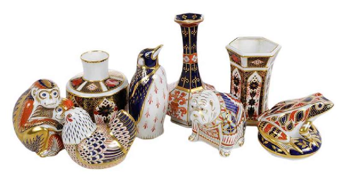 Eight Royal Crown Derby Cabinet Pieces (1 of 9)