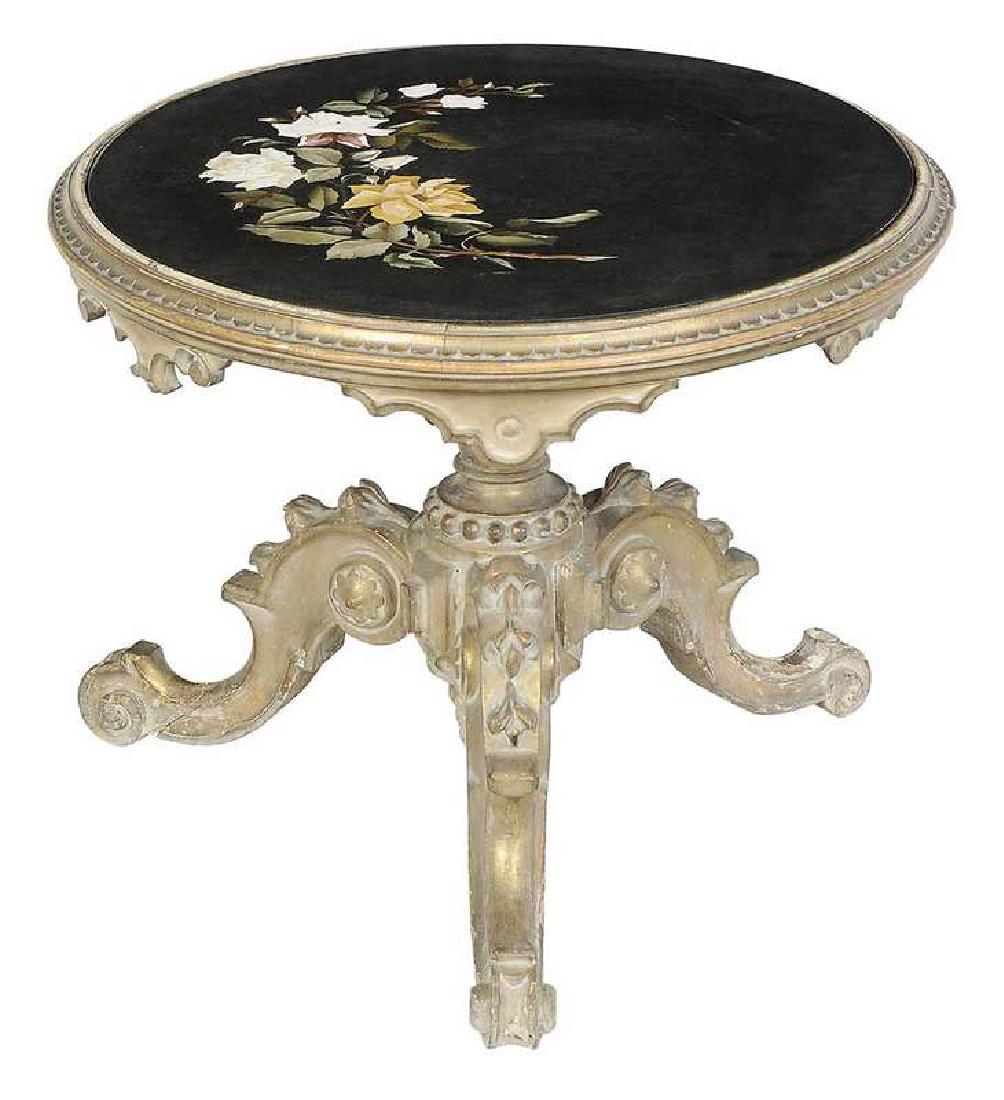Italian Baroque StyleÂ PietraÂ DuraÂ Low Table (1 of 5)