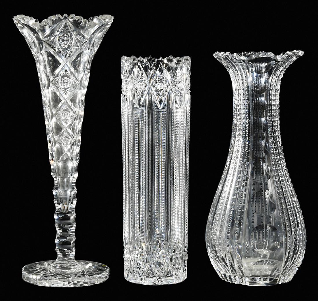 Brilliant Period Cut Glass Vases (1 of 8)