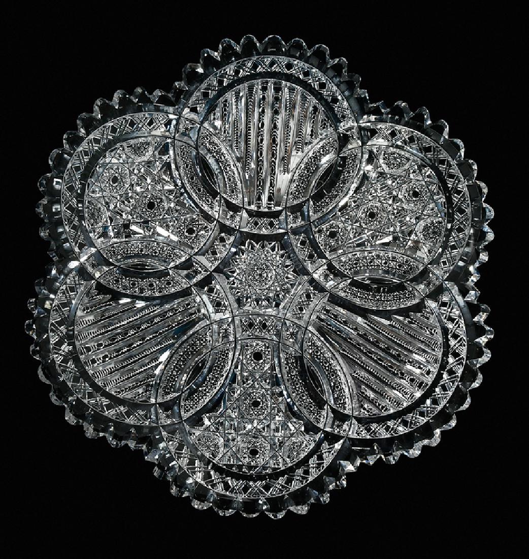 Clark Brilliant Period Cut Glass Tray (1 of 7)