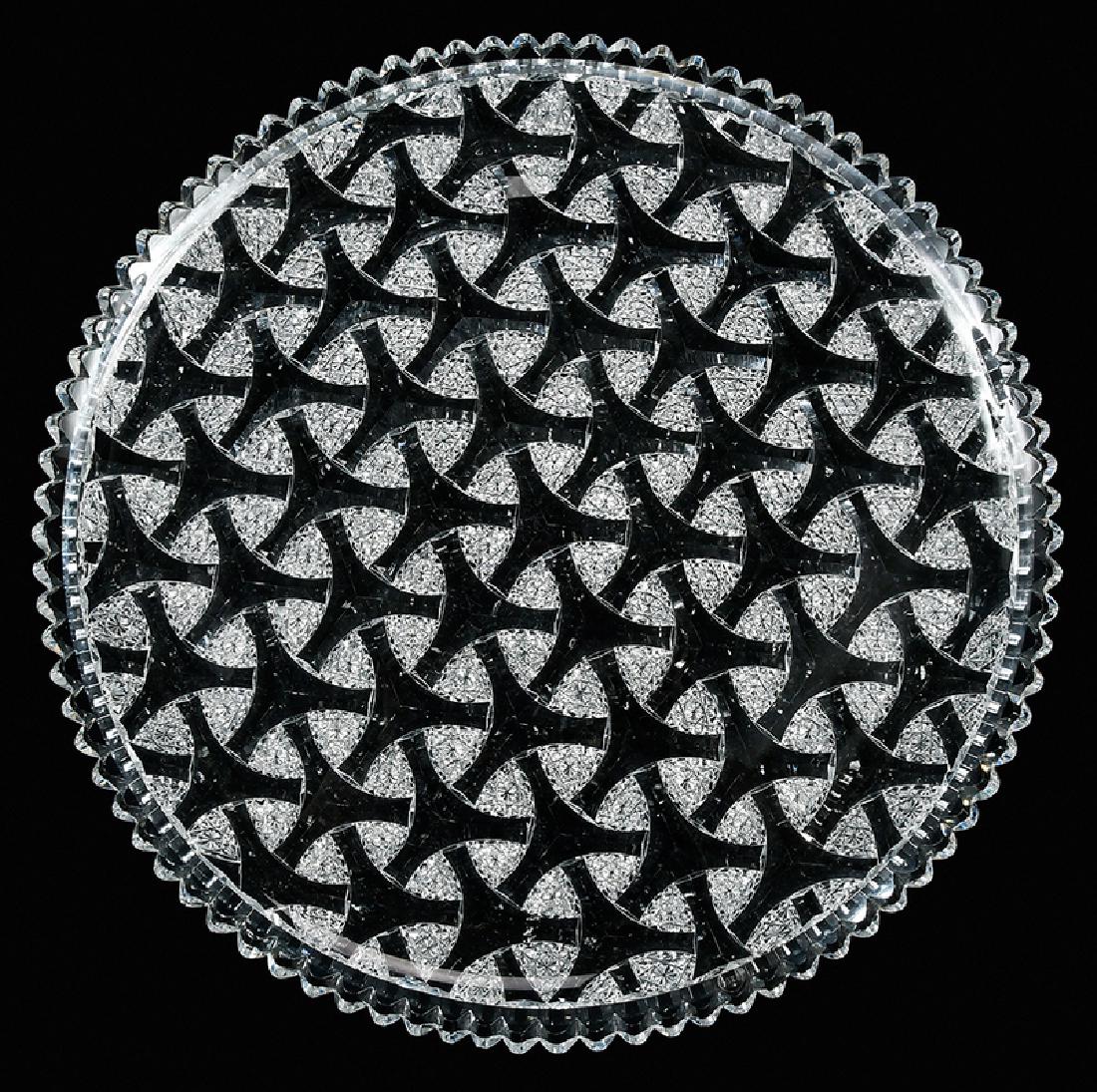 Brilliant Period Cut Glass Tray (1 of 9)