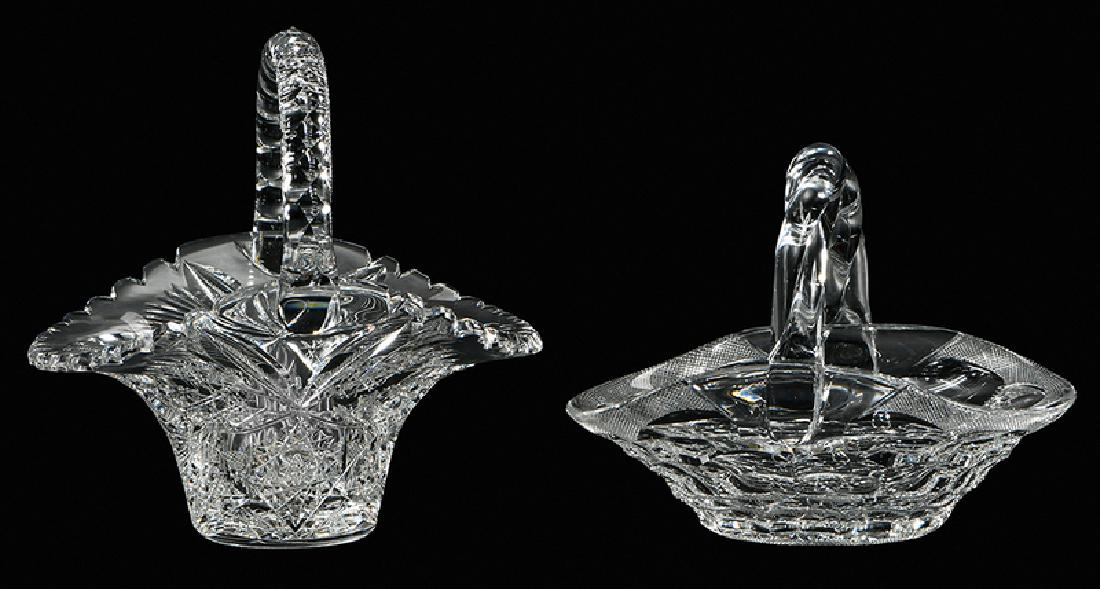 Two Brilliant Period Cut Glass Baskets (1 of 15)