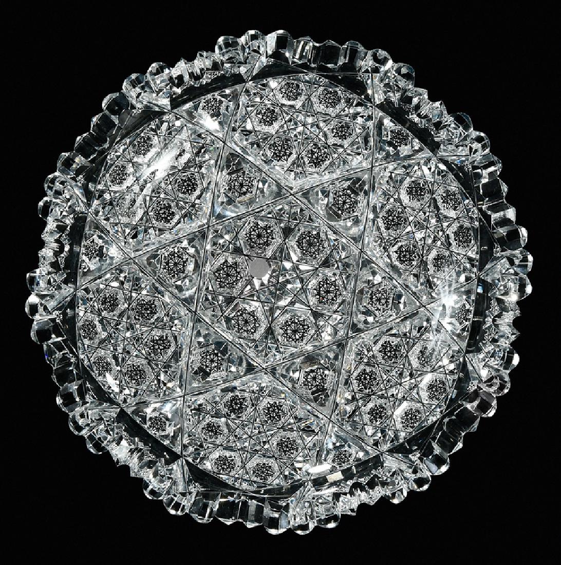 Egginton Brilliant Period Cut Glass Bowl: Arabian #1 pattern bowl, Egginton mark, 6 in.