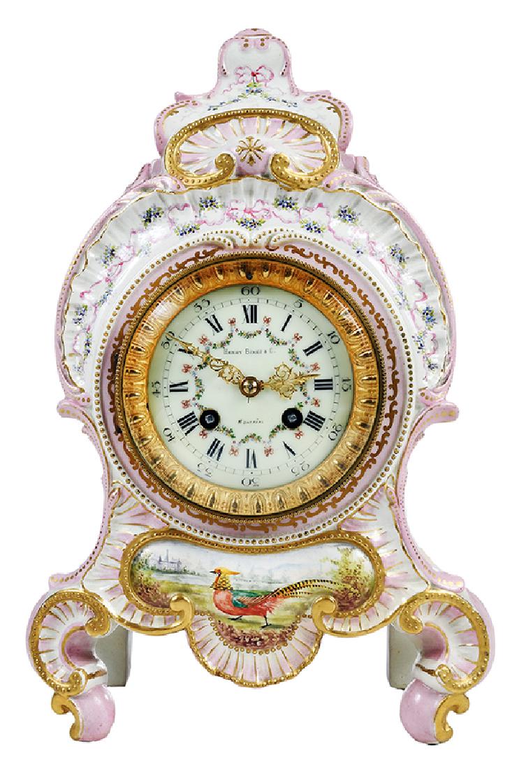 Japy Freres & Cie Painted Porcelain Clock (1 of 10)