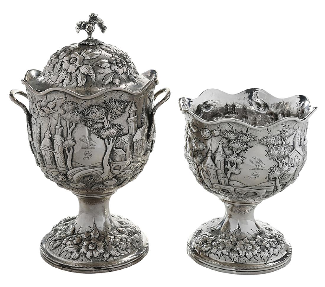 Warner Coin Silver Repousse Waste and Sugar (1 of 16)