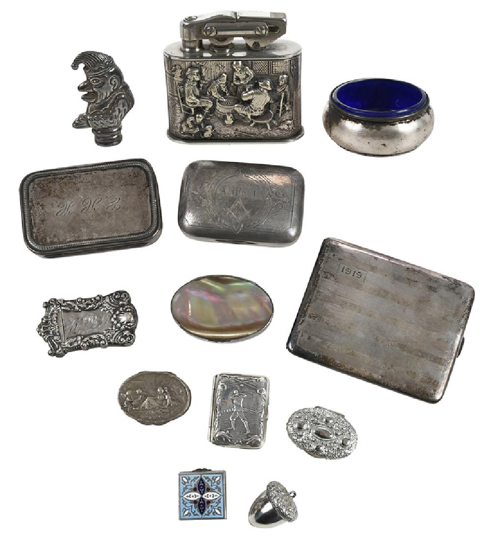 37 Silver Case and Table Items (1 of 5)