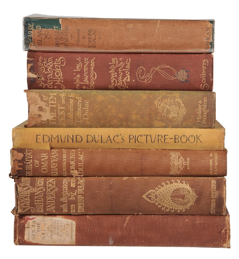 Seven Books Illustrated by Edmund Dulac (1 of 14)