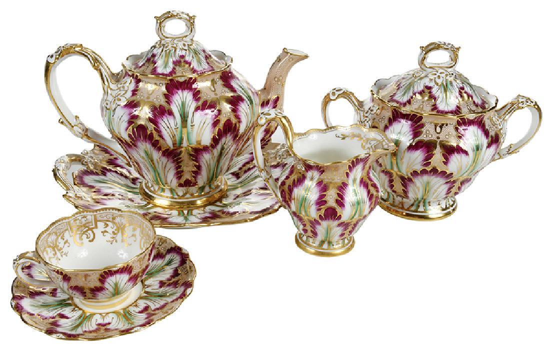 16 Piece Cauldon Porcelain Tea Service (1 of 13)