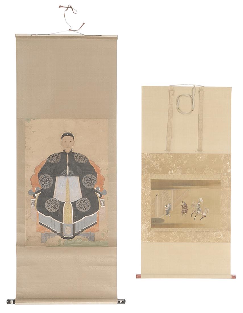 Two Chinese Scroll Paintings (1 of 8)