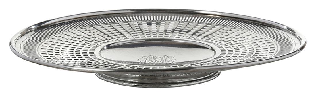 Sterling Openwork Footed Serving Plate (1 of 8)