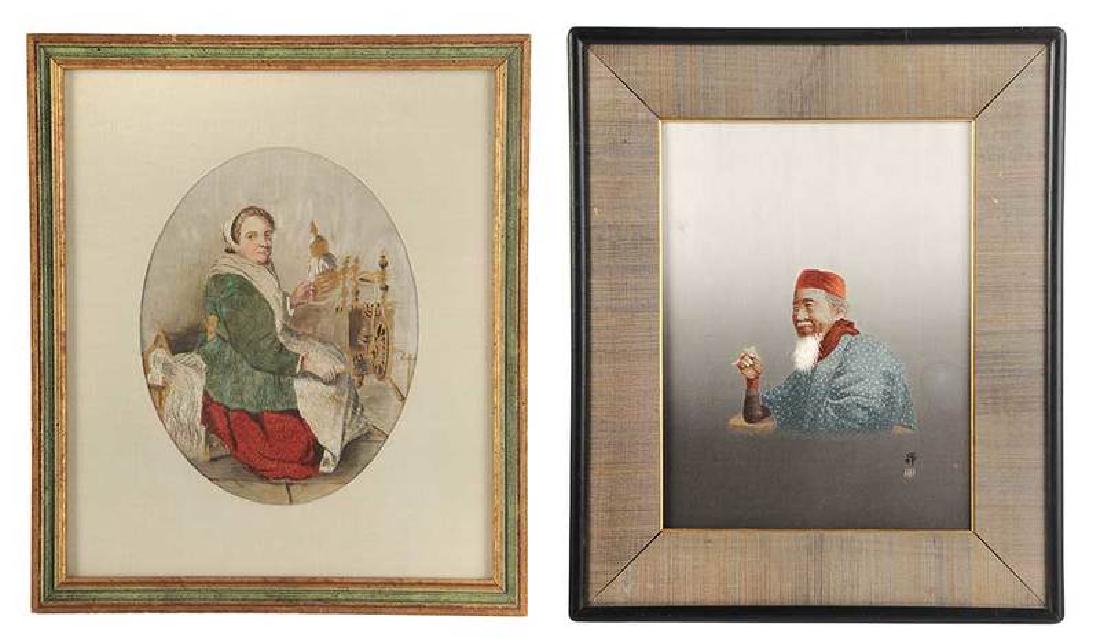 Two Silk Embroidered Pictures (1 of 5)