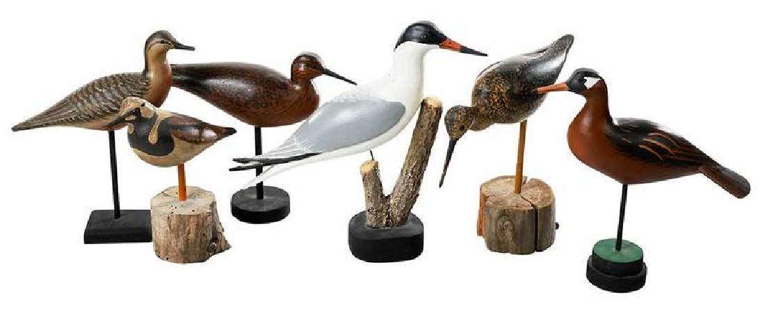 Six Shore Bird Decoys (1 of 10)