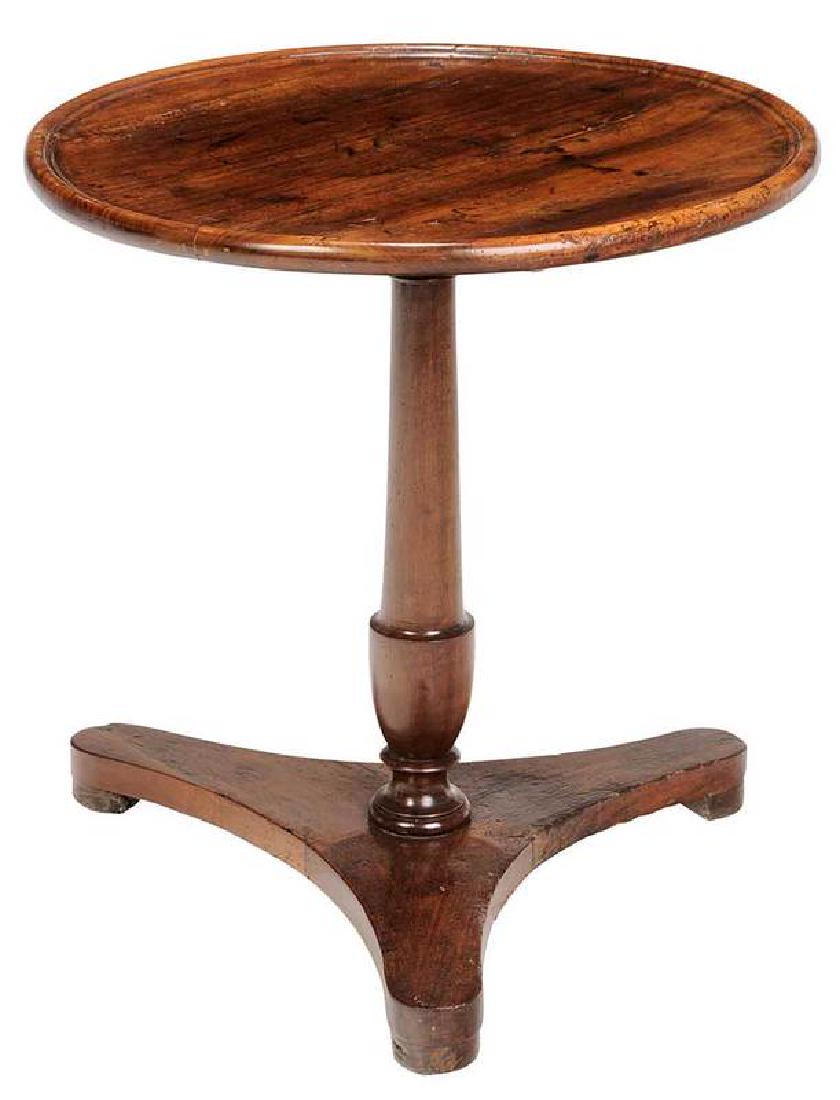 Continental Neoclassical Walnut Pedestal Table (1 of 5)