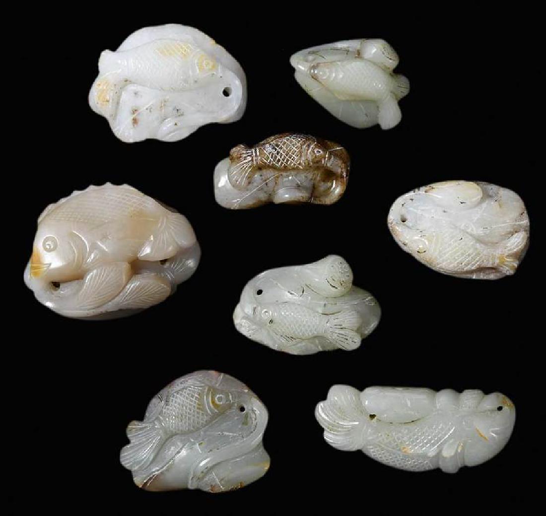 Assorted Jade/Hardstone Toggles (1 of 6)