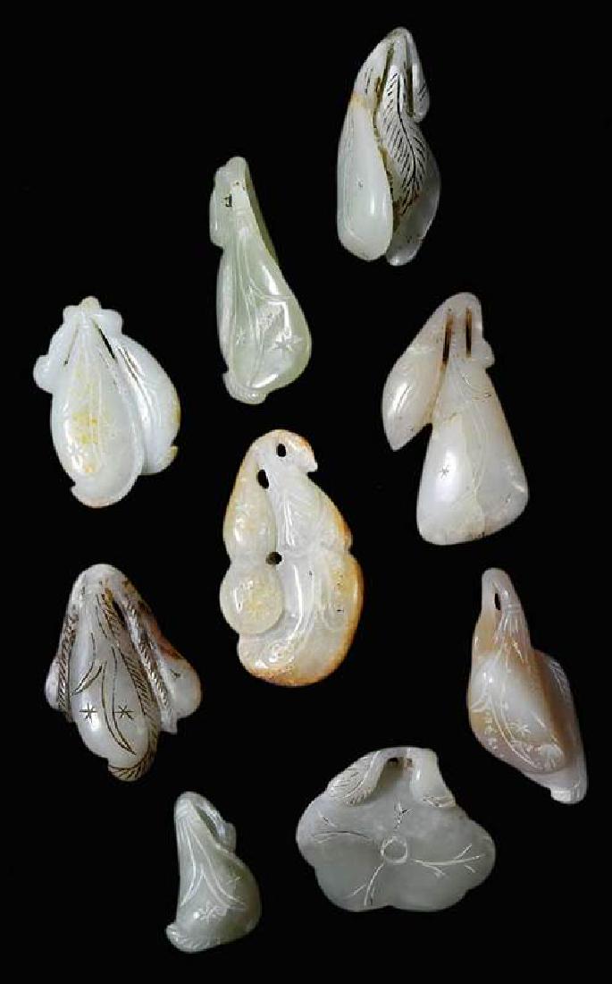 Assorted Jade/Hardstone Toggles (1 of 6)