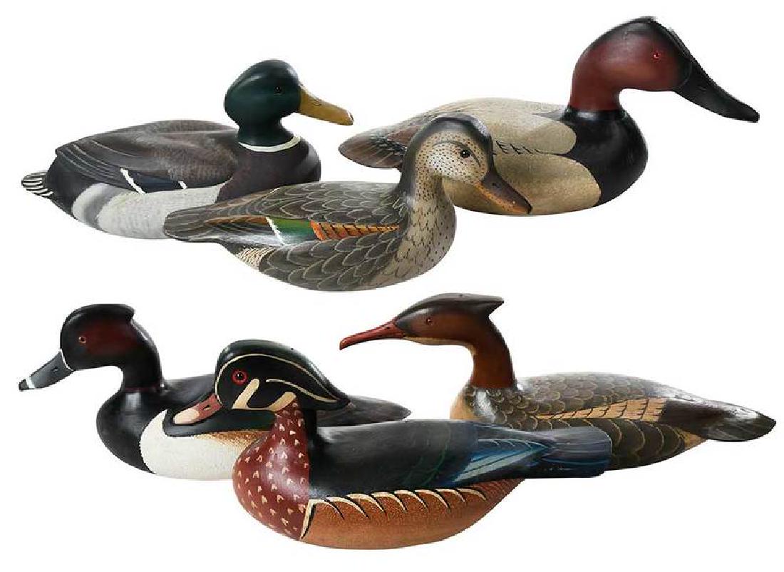 Six Modern Signed Duck Decoys (1 of 17)
