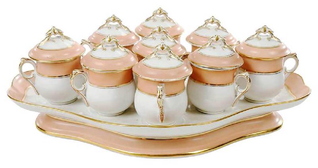 Nine Piece Pot de Creme Set with Tray (1 of 9)