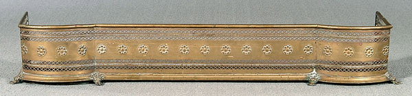 Brass fender,