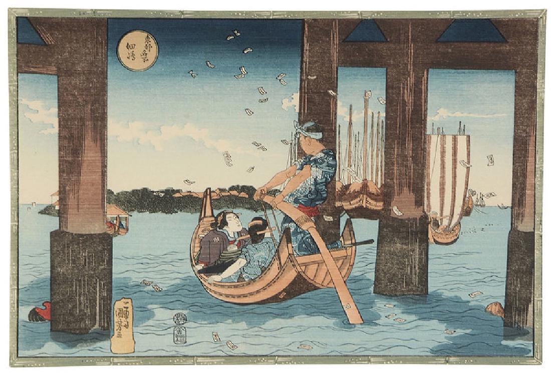 Five Japanese Wood Block Prints (1 of 20)