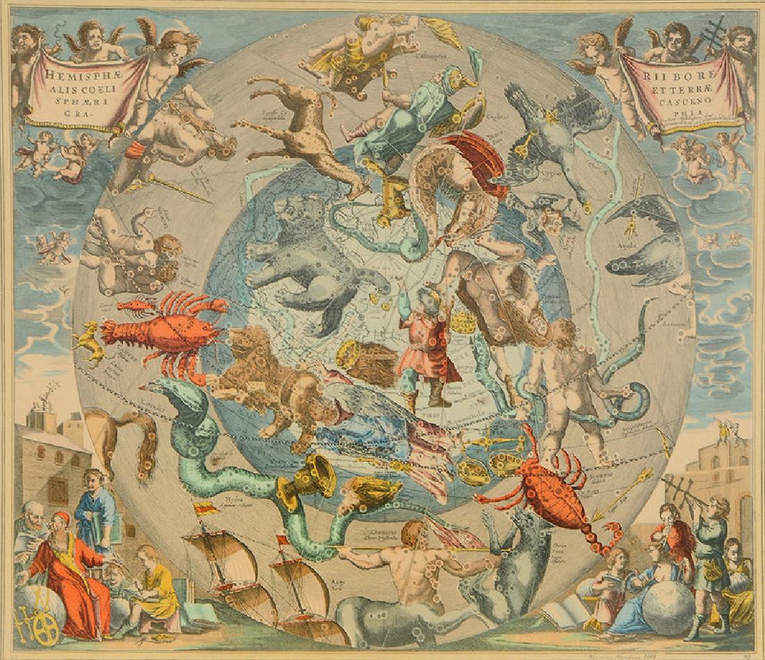 Two Prints: Savannah View, Zodiac Chart (1 of 10)