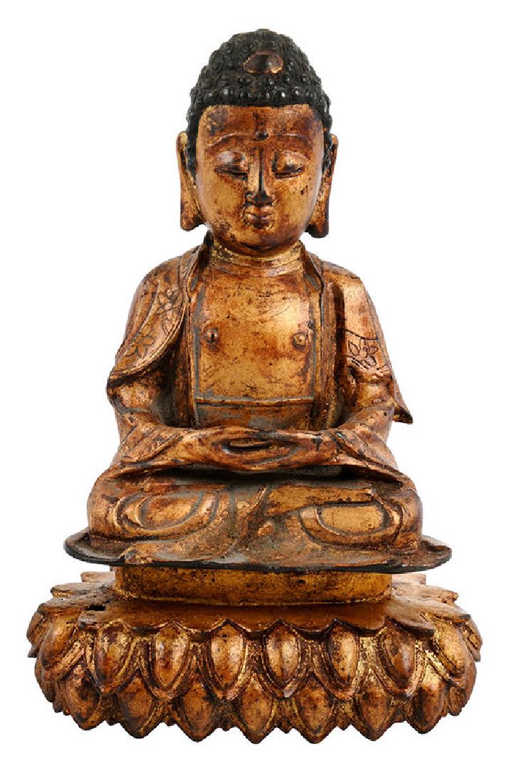Bronze Buddha on Lotus Base (1 of 11)