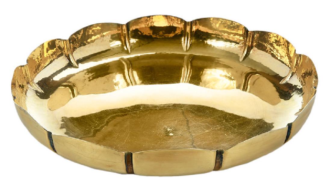 Irish Gilt Silver Strawberry Dish (1 of 9)