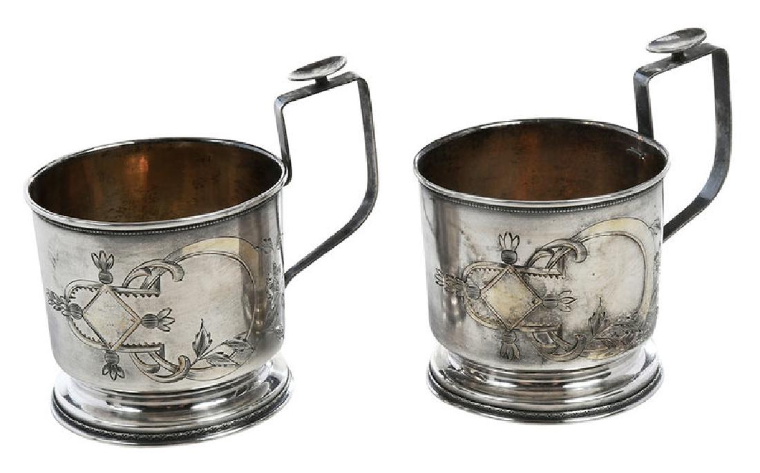 Two Russian Silver Cup Holders (1 of 13)
