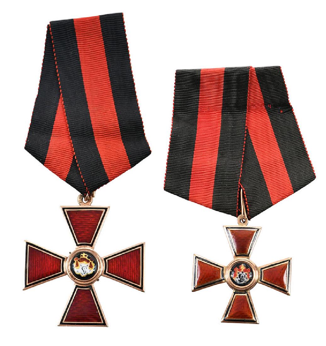 Two Russian Imperial Order St. Vladimir Medals (1 of 11)