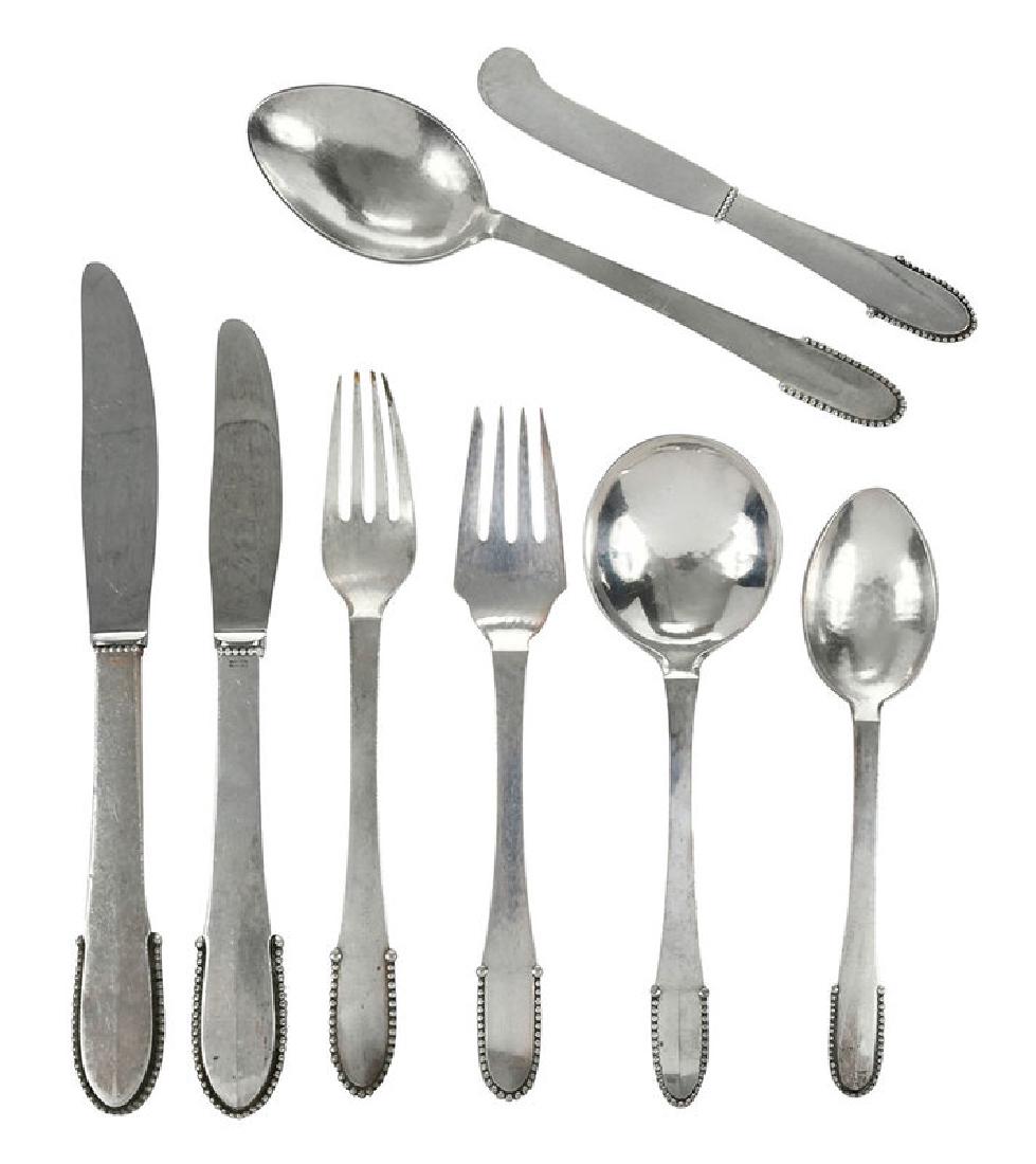 Georg Jensen Sterling Flatware, 85 Pieces (1 of 8)