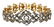 Silver topped Gold Diamond Bracelet
