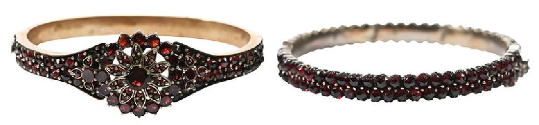 Two Bohemian Garnet Bracelets (1 of 14)