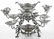 Fine George III English Silver Epergne - 2