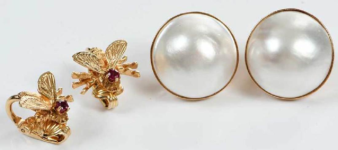 Two Pairs 14kt. Earrings (1 of 5)