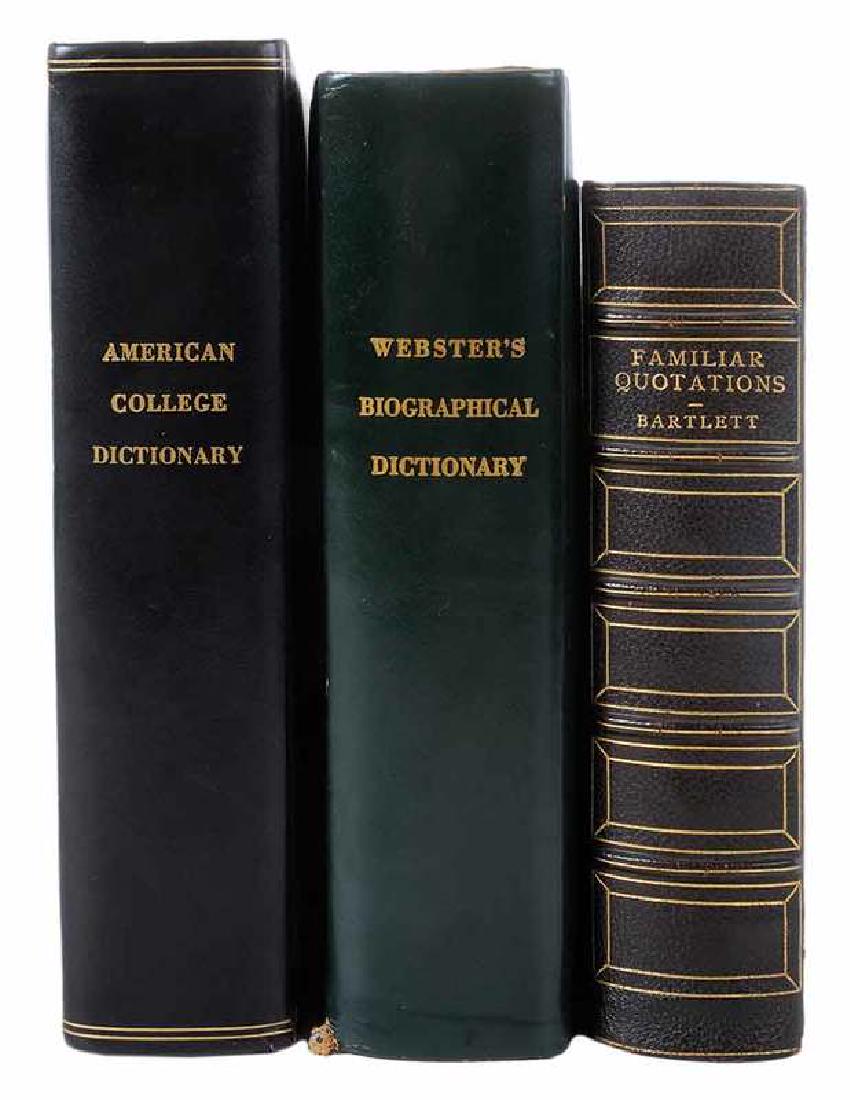 Three Leather Reference Books (1 of 4)
