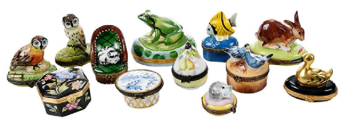 12 Porcelain Trinket Boxes (1 of 2)