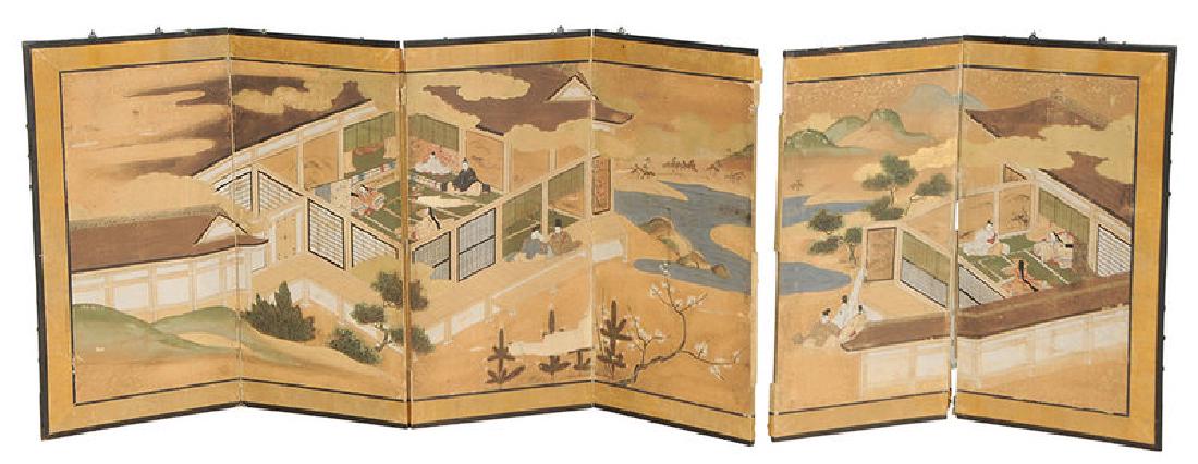 Six Panel Japanese Screen (1 of 2)