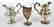 Three Philadelphia Coin Silver Creamers - 3