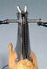 659: Fine French steel and wood velocipede, - 5