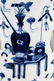 Chinese Blue and White Wig Stand - 7