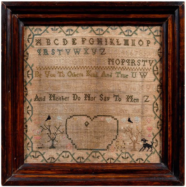 1795 American sampler,