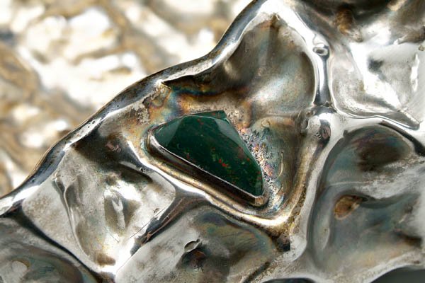 Italian silver shell bowl, - 2