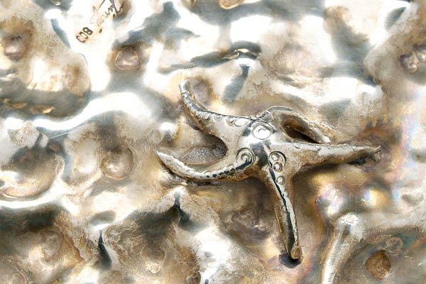 Italian silver shell bowl, - 5