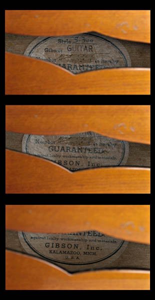 1950 Gibson S300 guitar, - 9