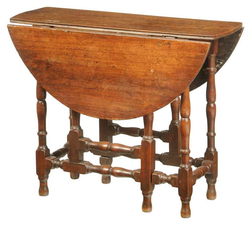 Diminutive William and Mary Gate Leg Table (1 of 5)