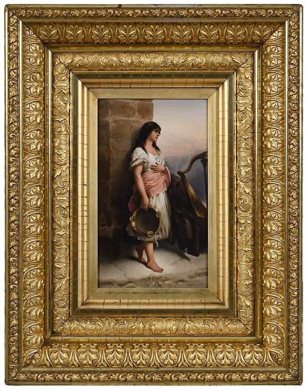 A Fine Berlin K.P.M. Porcelain Plaque (1 of 8)