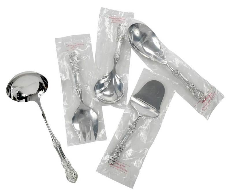 Five Francis I Sterling Serving Pieces (1 of 4)