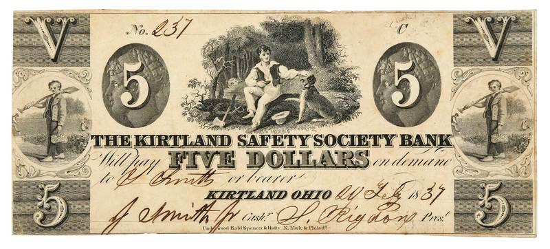 Kirtland Safety Society Bank Note (1 of 4)