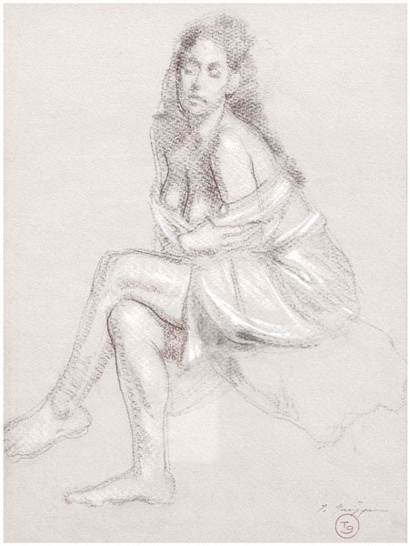 Four Tony Griffin drawings - 7